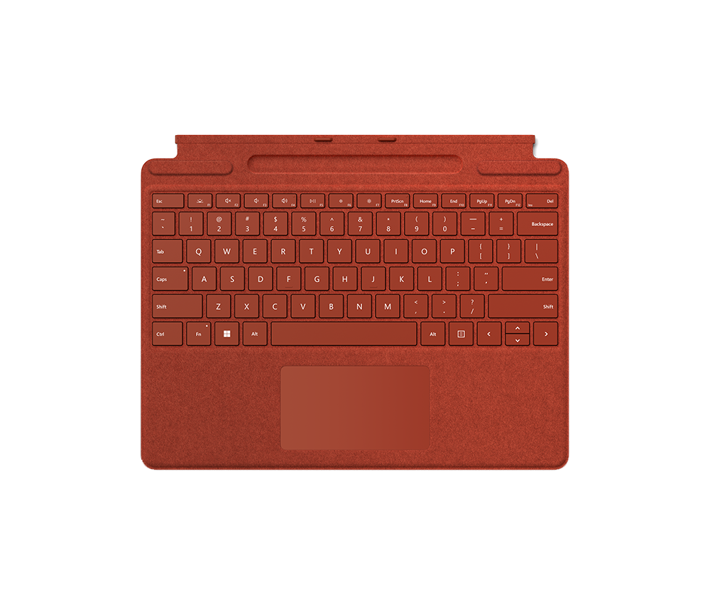 Microsoft Klawiatura Surface Pro Signature - Poppy Red