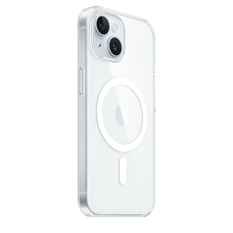 Apple Etui silikonowe z MagSafe iPhone 15 - Przezroczysty