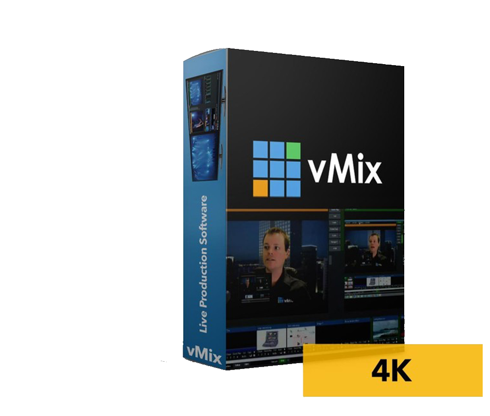 vMix 4K Oprogramowanie do Streamingu - Licencja wieczysta